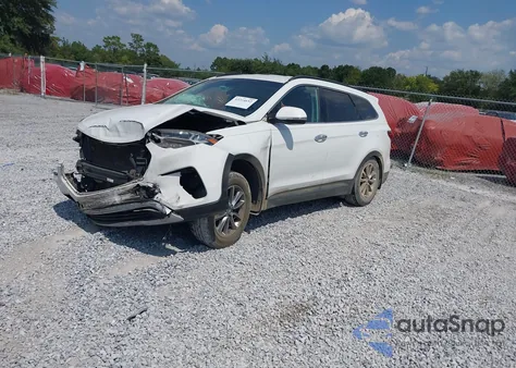 2018 Hyundai Santa Fe Se из США, поврежденный, VIN KM8SN4HF8JU260890